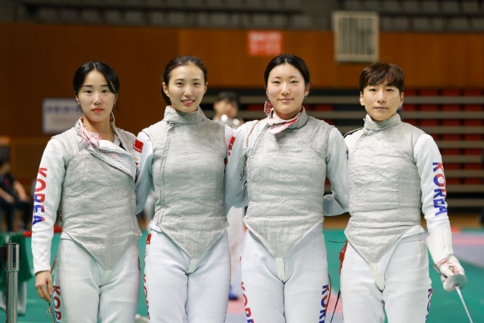 인천 중구청 펜싱팀, 전국체전서 은빛 찌르기‥오혜미 선수 유종의 미