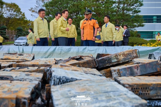 이재명 대통령 국가정보자원관리원 현장...